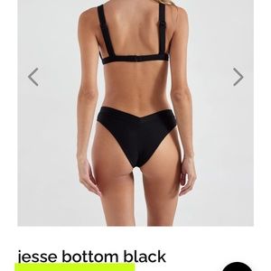 Oneone swim - black Jesse bottoms